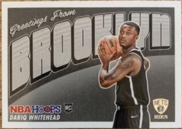 Dariq Whitehead #17 Basketball Cards 2023 Panini Hoops Rookie Greetings