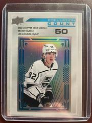 Brandt Clarke [50] #PC-48 Hockey Cards 2022 Upper Deck Population Count Prices