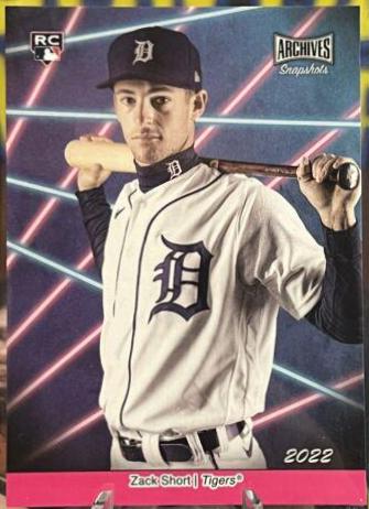 Zack Short [Fuchsia] #PD-9 Baseball Cards 2022 Topps Archives Snapshots Picture Day