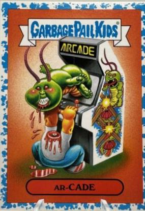 Ar-CADE [Light Blue] #1b Garbage Pail Kids We Hate the 80s