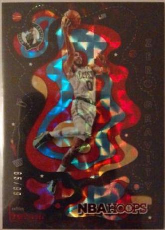 Jayson Tatum [Holo] #6 Basketball Cards 2021 Panini Hoops Zero Gravity