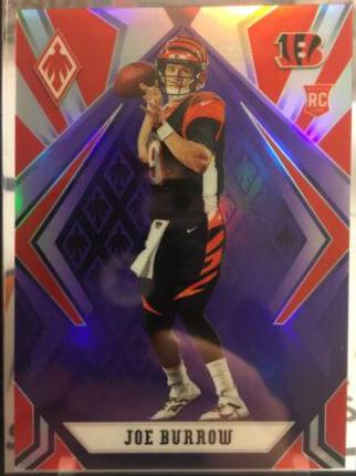 Joe Burrow [Purple] #101 Football Cards 2020 Panini Phoenix