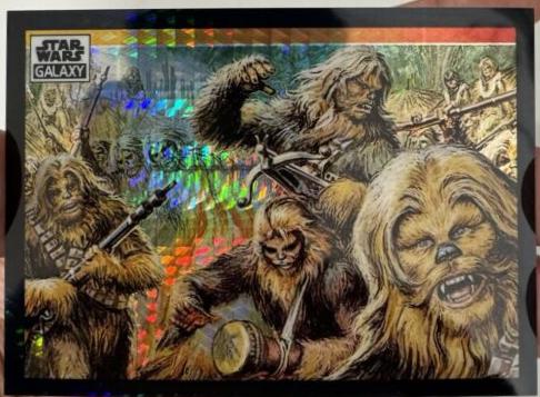 Wookiee War Dance [Prism Refractor] #29 Star Wars 2022 Topps Galaxy Chrome