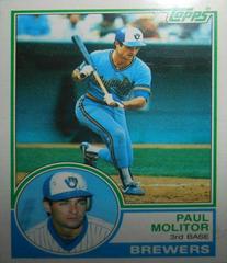 Paul Molitor #630 Baseball Cards 1983 Topps Prices