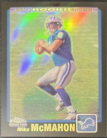 Mike McMahon [Black Refractor] #239 Football Cards 2001 Topps Chrome