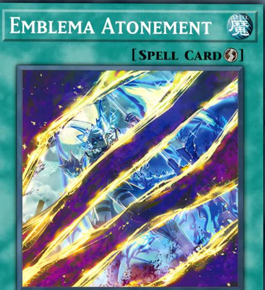 Emblema Salvation INFO-EN063 YuGiOh The Infinite Forbidden