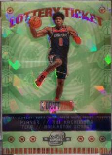 Rui Hachimura [Red Cracked Ice] #9 Basketball Cards 2019 Panini Contenders Optic Lottery Ticket