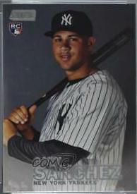 Gary Sanchez #1 Baseball Cards 2016 Stadium Club