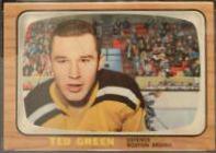 Ted Green #37 Hockey Cards 1966 Topps USA Test Prices