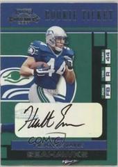 Heath Evans [Autograph] #132 Football Cards 2001 Playoff Contenders Prices