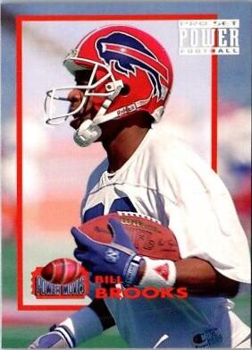 Bill Brooks #PM2 Football Cards 1993 Pro Set Power Moves