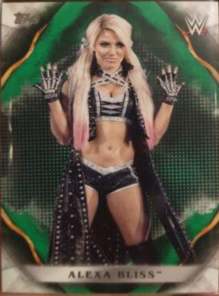 Alexa Bliss [Green] #3 Wrestling Cards 2019 Topps WWE Undisputed