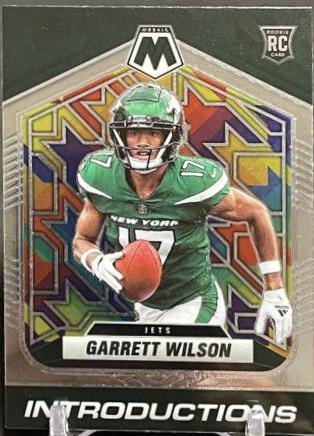 Garrett Wilson #I-6 Football Cards 2022 Panini Mosaic Introductions