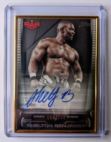 Shelton Benjamin #FR-SB Wrestling Cards 2021 Topps WWE Undisputed Framed Autographs