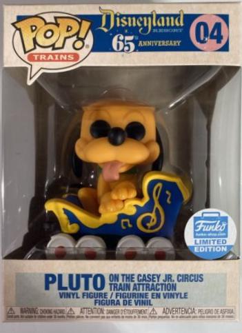 Pluto on the Casey Jr. Circus Train Attraction #4 Funko POP Trains