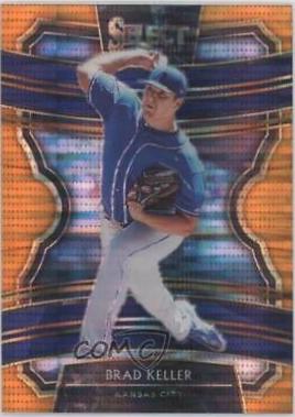 Brad Keller [Orange Pulsar] #2 Baseball Cards 2020 Panini Select