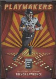 Trevor Lawrence [Orange] #PM-11 Football Cards 2022 Panini Donruss Elite Playmakers