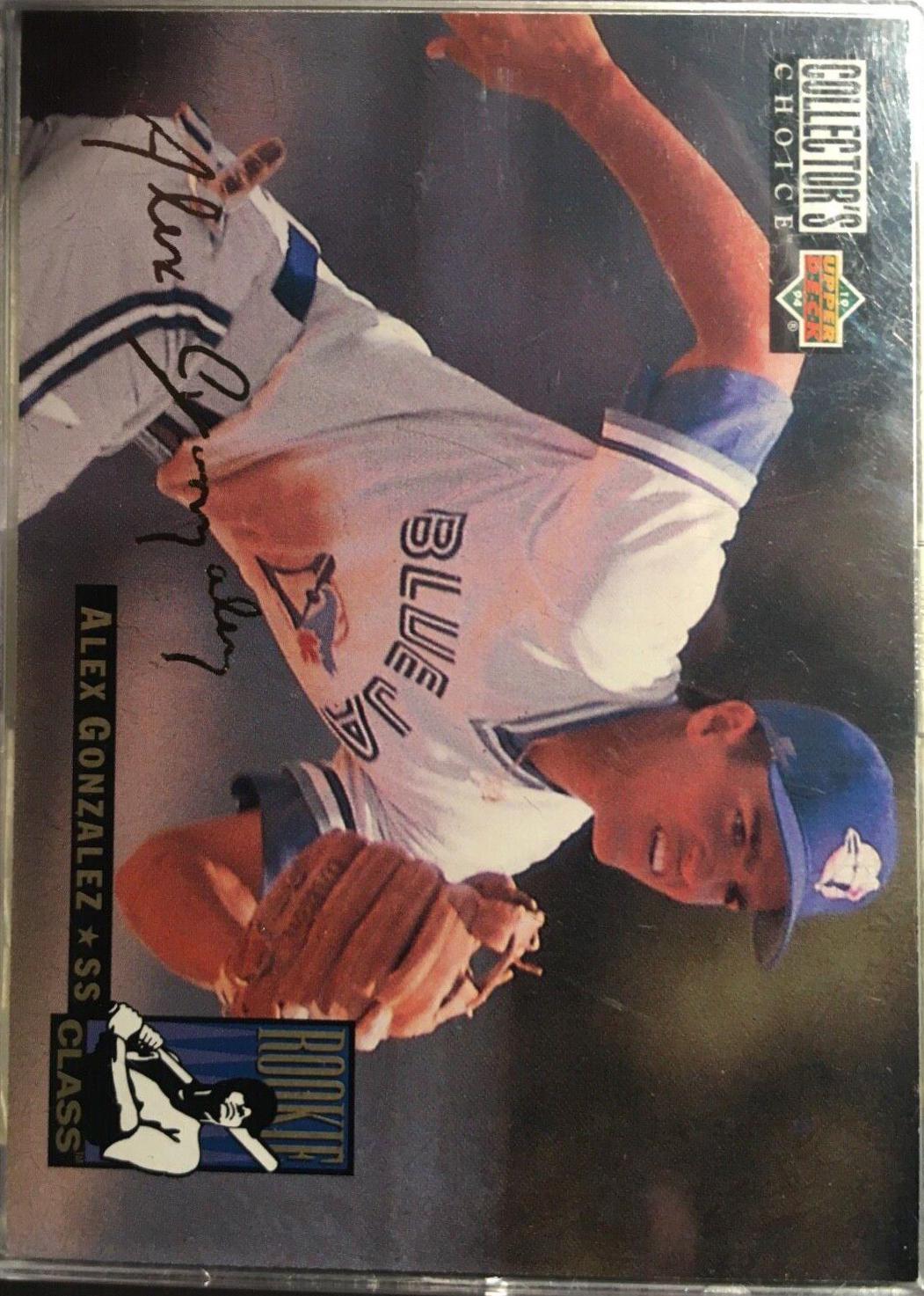 Alex Gonzalez [Gold Signature] #8 Baseball Cards 1994 Collector's Choice