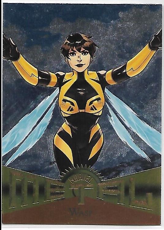 Wasp #R-7 2024 SkyBox Metal Universe Avengers Retro