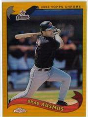 Brad Ausmus [Black Refractor] #34 Baseball Cards 2002 Topps Chrome Prices