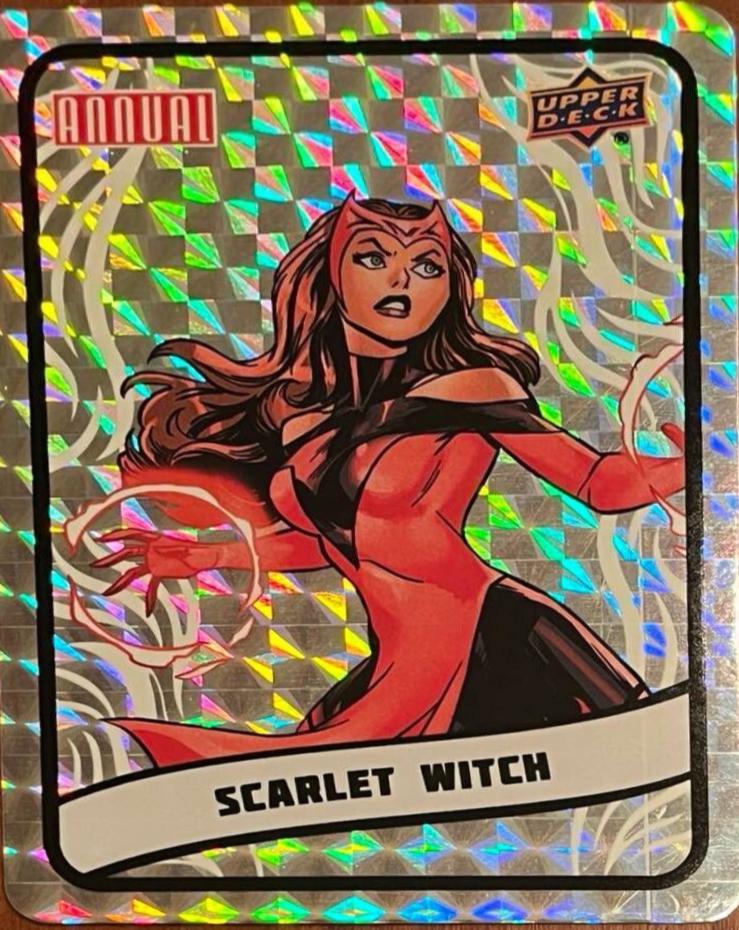 Scarlet Witch #B22 Marvel 2023 Upper Deck Annual Backscatters