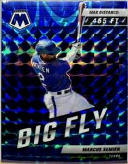 Marcus Semien [Reactive Blue] #BF-5 Baseball Cards 2022 Panini Mosaic Big Fly Prices