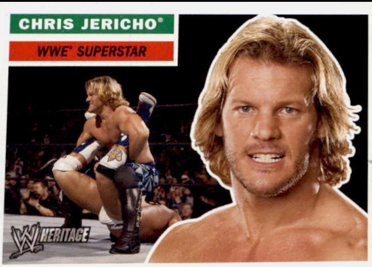 Chris Jericho #14 Wrestling Cards 2005 Topps Heritage WWE