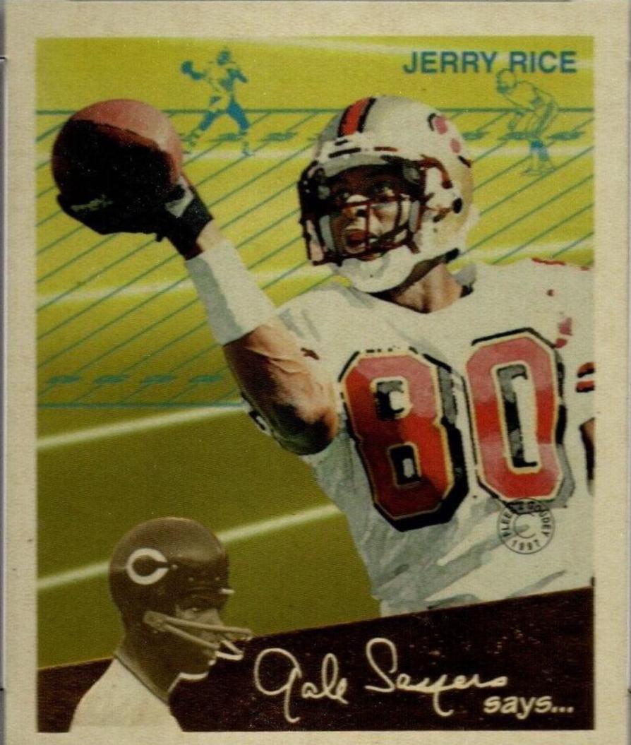 Jerry Rice [Greats] #80 Football Cards 1997 Fleer Goudey II