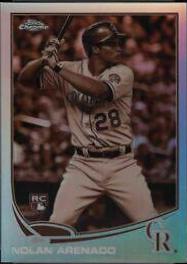 Nolan Arenado [Sepia Refractor] #78 Baseball Cards 2013 Topps Chrome