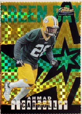 Ahmad Carroll [Gold Xfractor] #66 Football Cards 2004 Topps Finest