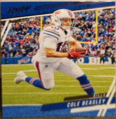 Cole Beasley #22 Football Cards 2020 Panini Prestige