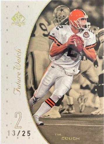 Tim Couch [Excitement Gold] #92 Football Cards 1999 SP Authentic