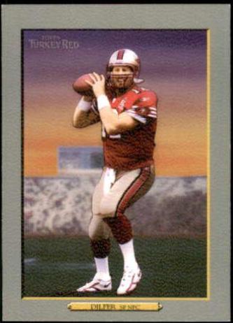 Trent Dilfer #8 Football Cards 2006 Topps Turkey Red