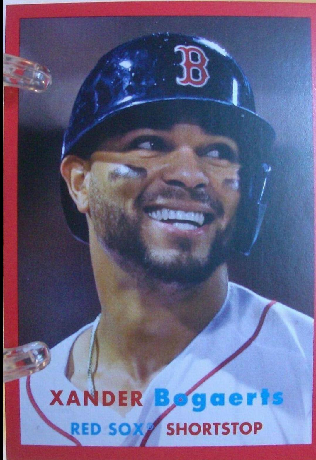 Xander Bogaerts [Red] #4 Baseball Cards 2021 Topps Archives