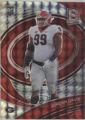 Jordan Davis [Red] #11 Football Cards 2022 Panini Chronicles Draft Picks Spectra Prices