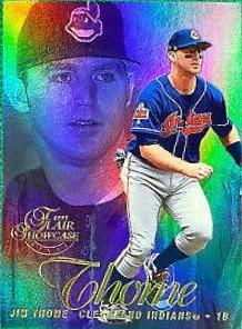 Jim Thome [Row 2] #77 Baseball Cards 1997 Flair Showcase