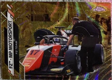 MP Motorsport F2 Team [Gold Wave] #105 Racing Cards 2020 Topps Chrome Formula 1