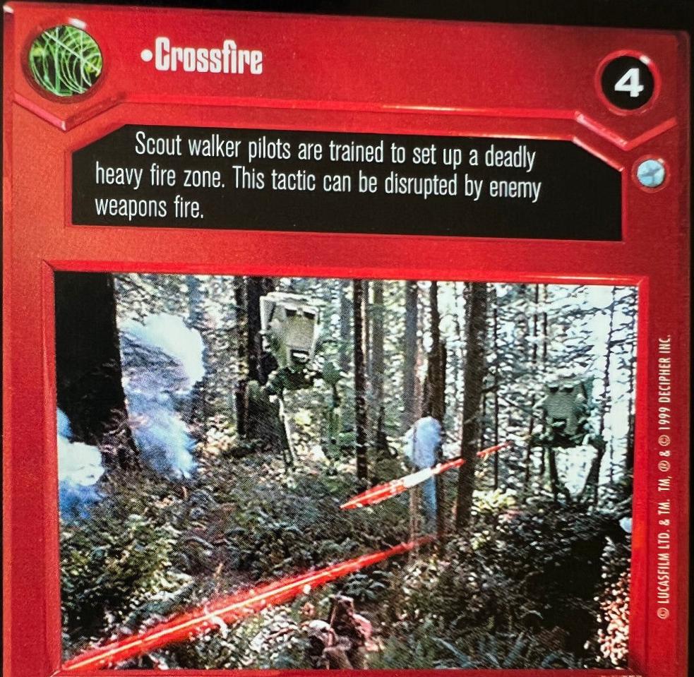 Crossfire [Limited] Star Wars CCG Endor