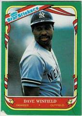 Dave Winfield #126 Baseball Cards 1987 Fleer Star Stickers Prices