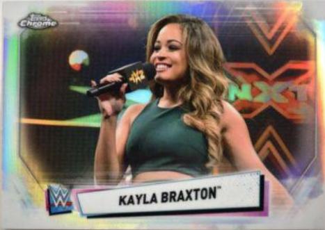 Kayla Braxton #IV-25 Wrestling Cards 2021 Topps Chrome WWE Image Variations