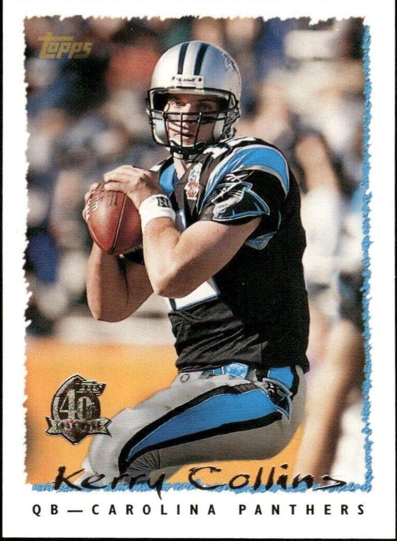 Kerry Collins #40 Football Cards 1996 Topps 40th Anniversary