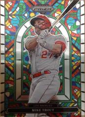 Mike Trout Gold Futures Card, Mike Trout 2021 Prizm Stained outlet Glass