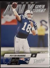 Peyton Manning #10 Football Cards 2022 Panini Prestige Any Given Sunday Prices