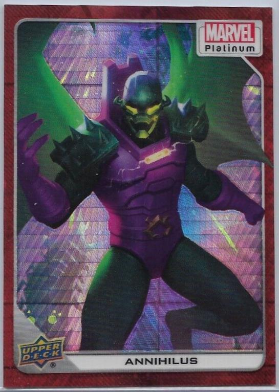 Annihilus [Red Prism] #77 Marvel 2023 Upper Deck Platinum