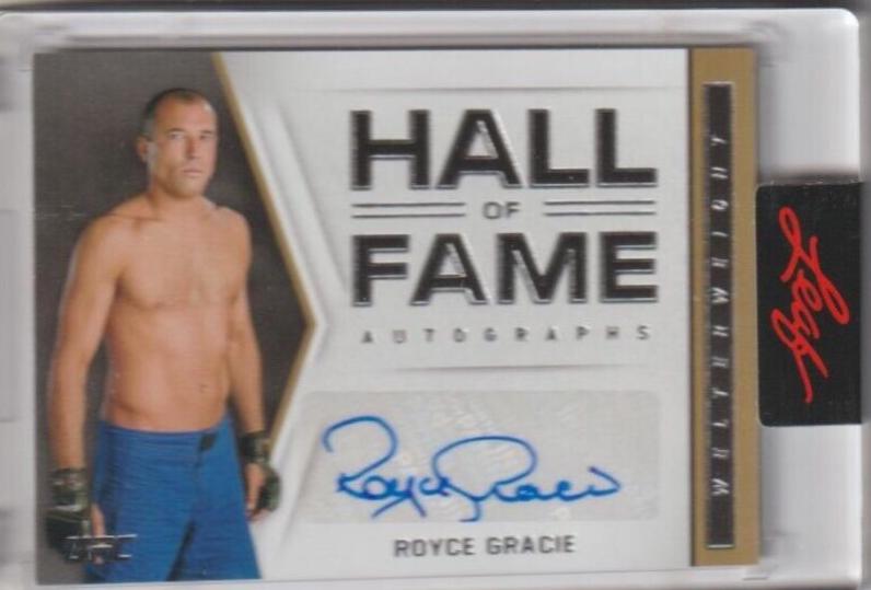 Royce Gracie #HF-RGC Ufc Cards 2021 Panini Chronicles UFC Hall of Fame Autographs