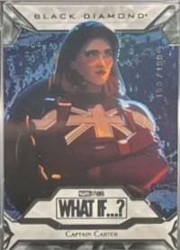 Captain Carter #BD45 Marvel 2023 Upper Deck What If Black Diamond