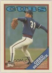 Greg Maddux #361 Baseball Cards 1988 Topps Tiffany Prices