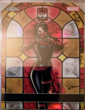 Daredevil [Gold Refractor] #DD-1 Marvel 2024 Topps Chrome Daredevil 60th Anniversary