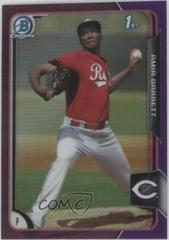 Amir Garrett [Green Refractor] #BCP158 Baseball Cards 2015 Bowman Chrome Prospects Prices