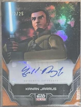 Freddie Prinze Jr as Kanan Jarrus #A-FP Star Wars 2024 Topps Chrome Galaxy Autograph